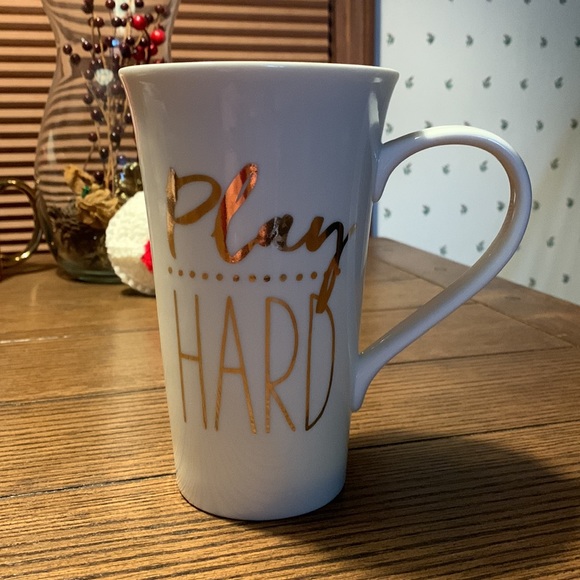 Play Hard large coffee cup. - Picture 2 of 7